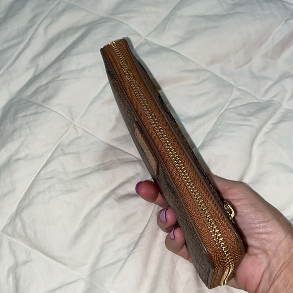 New! FOSSIL Wallet Zip Around wallet geo large - Picture 6 of 13